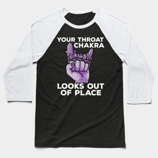 Yoga Chakra Brass Knuckles Funny Meditation Zen Statement Baseball T-Shirt